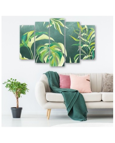 Leinwanddruck - Monster's Blätter | Feeby