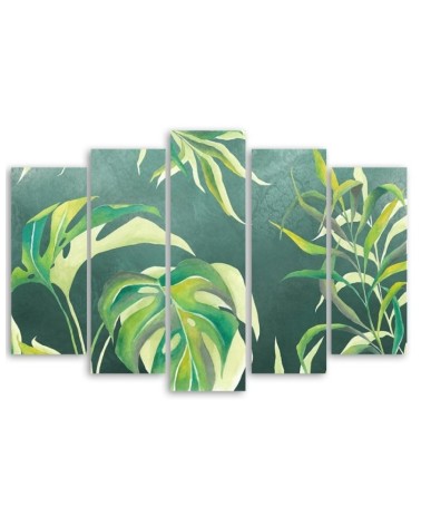 Leinwanddruck - Monster's Blätter | Feeby