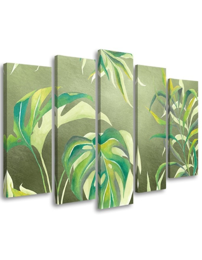 Leinwandbild - Monster's Blätter | Feeby