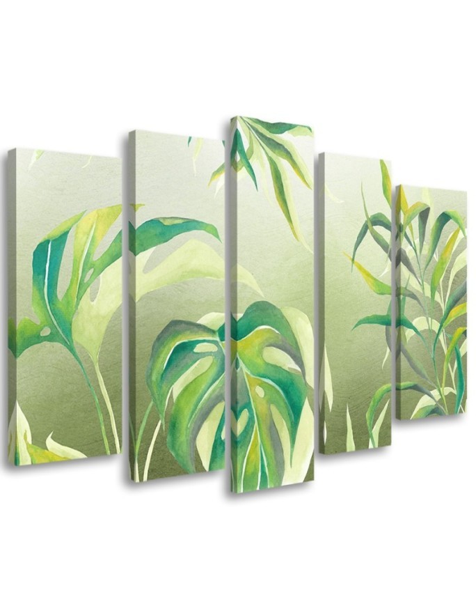 Bild auf Leinwand - Monster's Blätter | Feeby