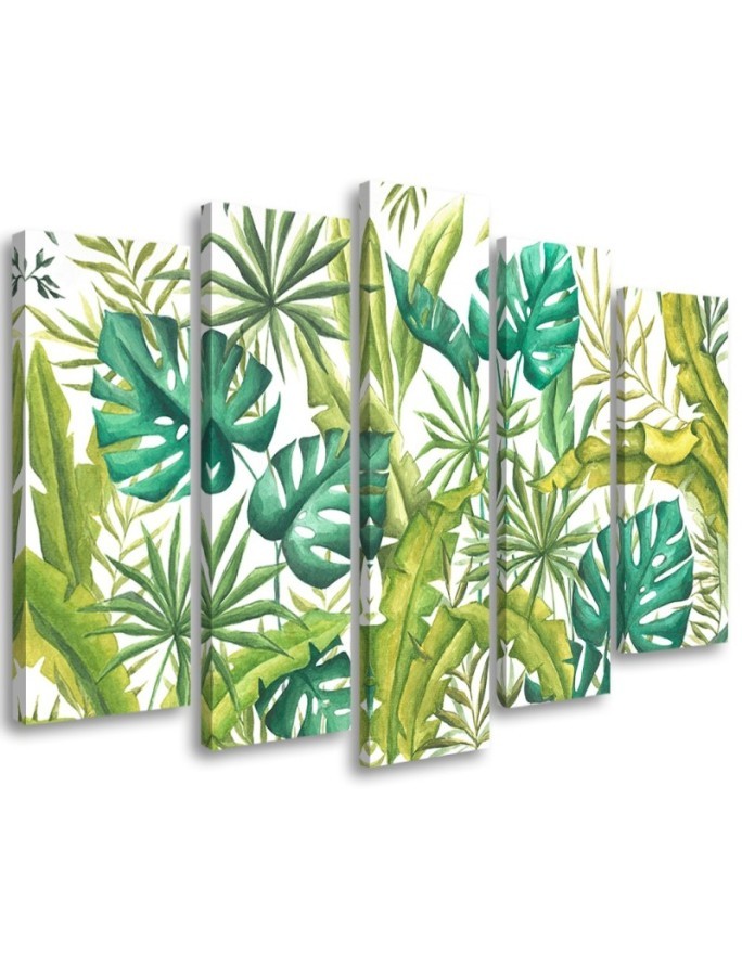 Leinwandbild modern - Monster's Blätter | Feeby