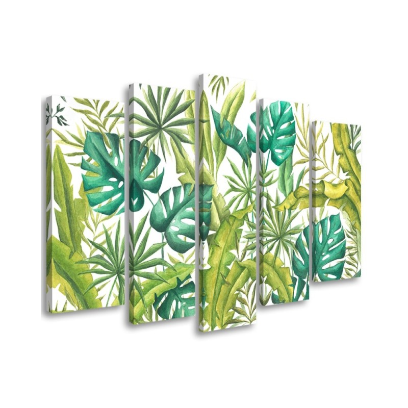 Leinwandbild modern - Monster's Blätter | Feeby