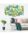 Nowoczesny obraz pięcioczęściowy - Liście Monstera | FEEBY