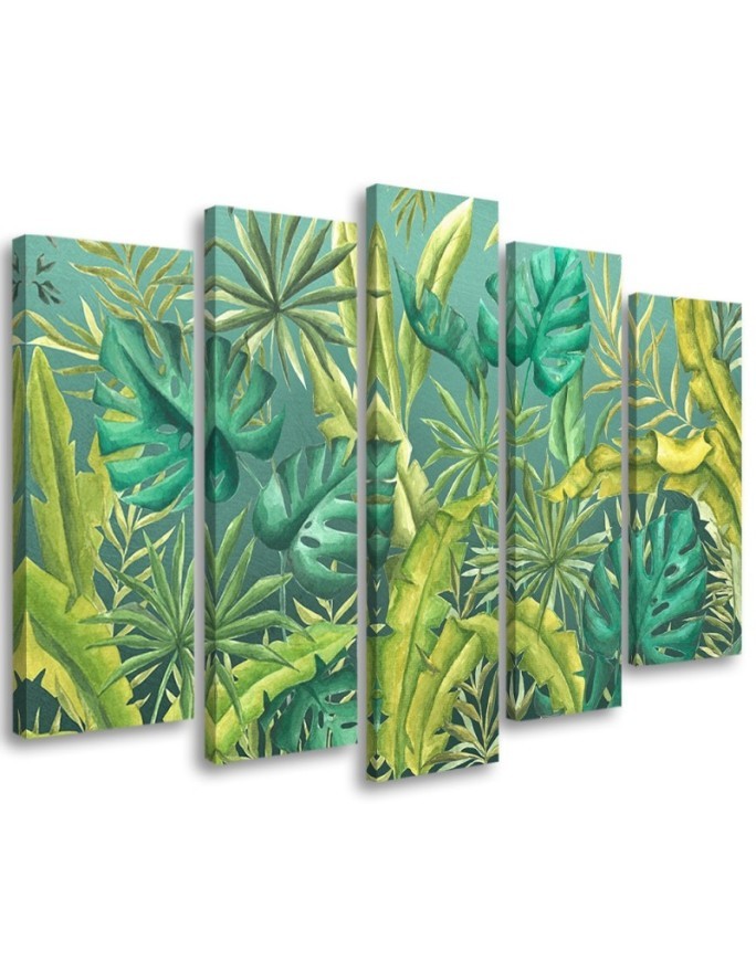 Bild auf Leinwand - Monster's Blätter | Feeby