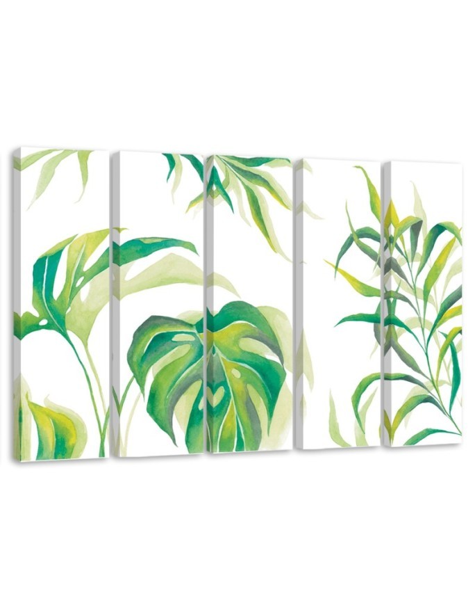 Leinwandbild - Monster's Blätter | Feeby