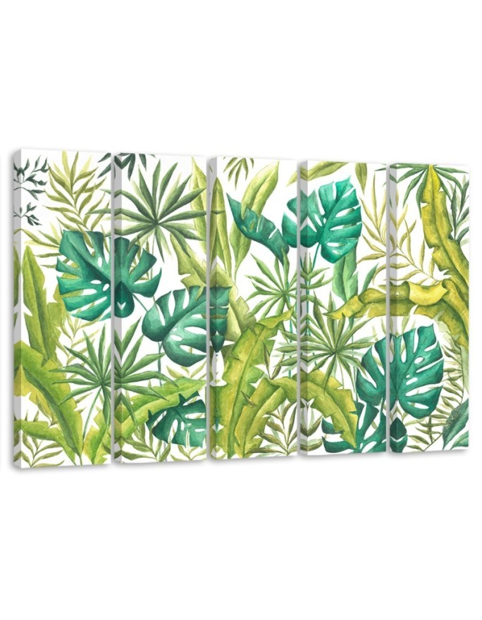 Leinwandbild - Monster's Blätter | Feeby