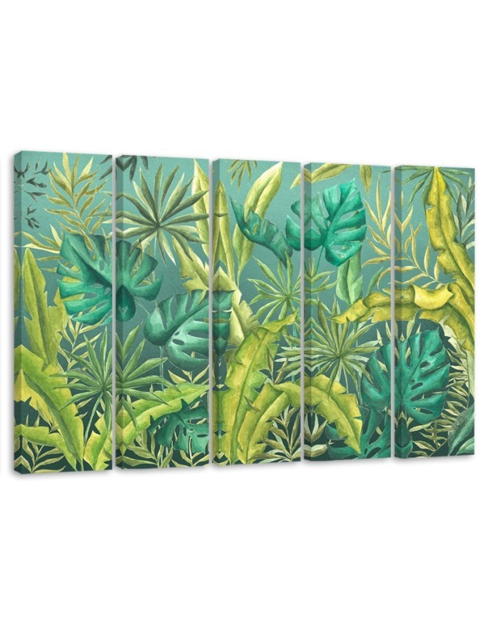 Bild auf Leinwand - Monster's Blätter | Feeby