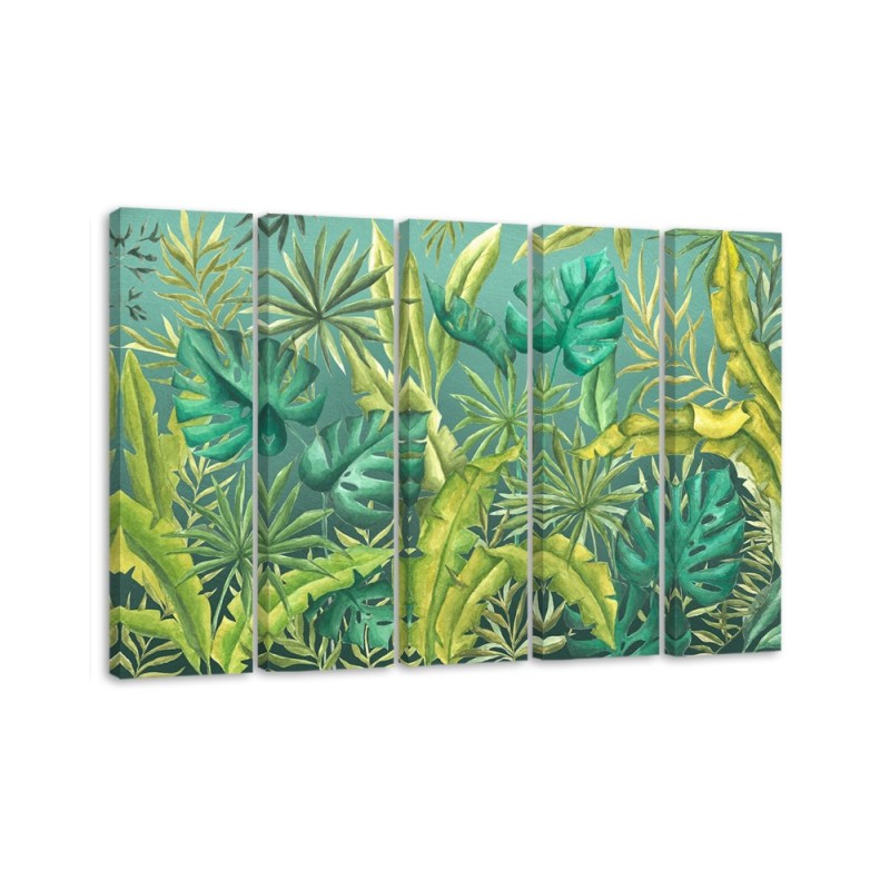 Bild auf Leinwand - Monster's Blätter | Feeby