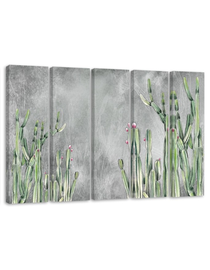 Leinwandbild - Großer Wüstenkaktus | Feeby