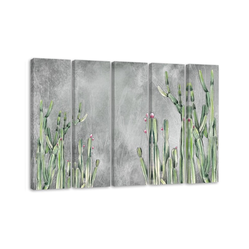 Leinwandbild - Großer Wüstenkaktus | Feeby