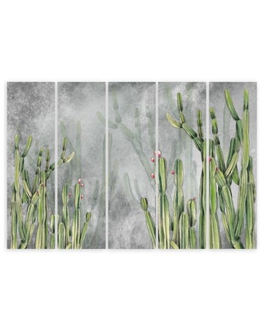 Wandbild für Wohnzimmer - Großer Wüstenkaktus | Feeby