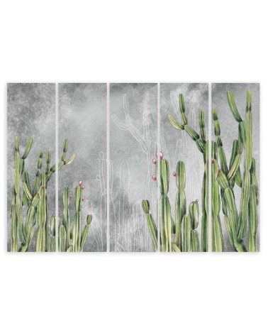 Modernes Wandbild - Großer Wüstenkaktus | Feeby