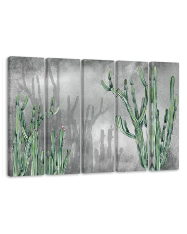 Dekoratives Leinwandbild - Großer Wüstenkaktus | Feeby