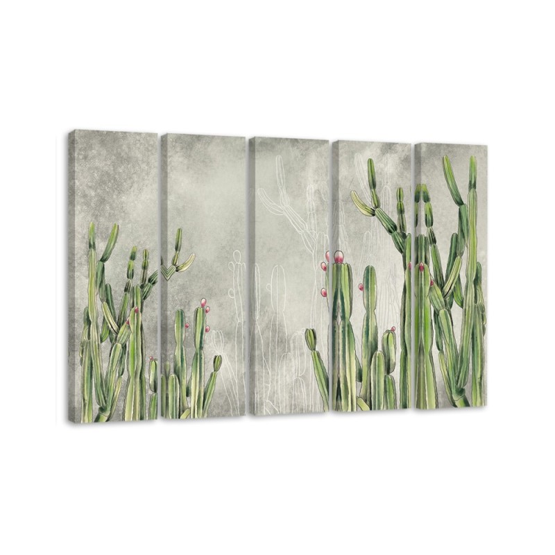 Leinwandbild - Großer Wüstenkaktus | Feeby