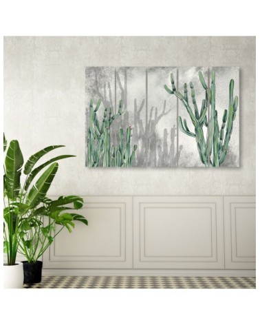 Modernes Wandbild - Großer Wüstenkaktus | Feeby