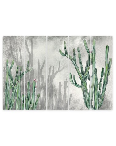 Modernes Wandbild - Großer Wüstenkaktus | Feeby