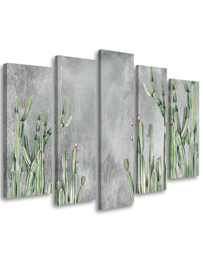 Leinwandbild - Großer Wüstenkaktus | Feeby