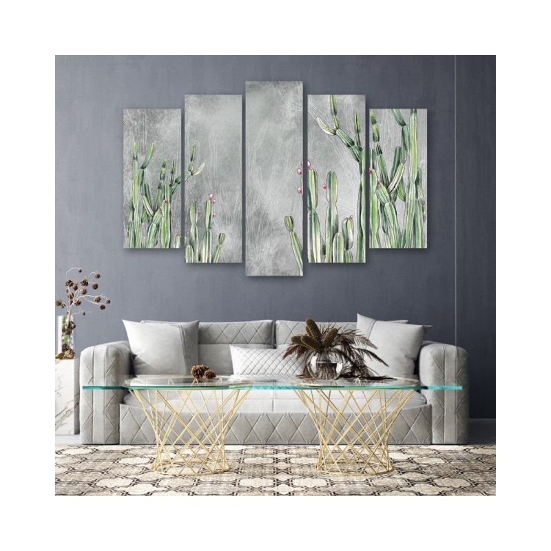 Leinwandbild - Großer Wüstenkaktus | Feeby