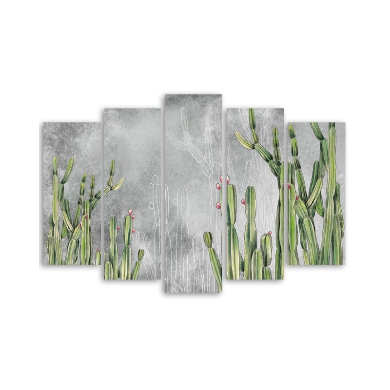 Leinwandbild modern - Großer Wüstenkaktus | Feeby