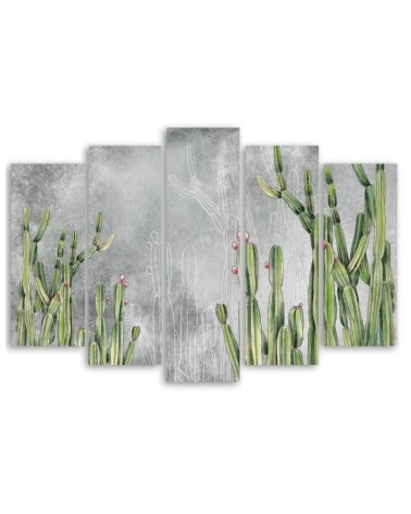 Leinwandbild modern - Großer Wüstenkaktus | Feeby