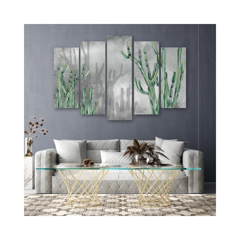 Leinwandbild - Großer Wüstenkaktus | Feeby