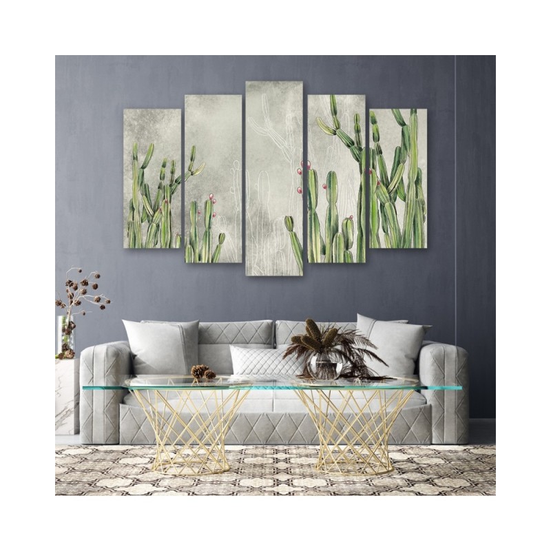 Bild auf Leinwand - Großer Wüstenkaktus | Feeby