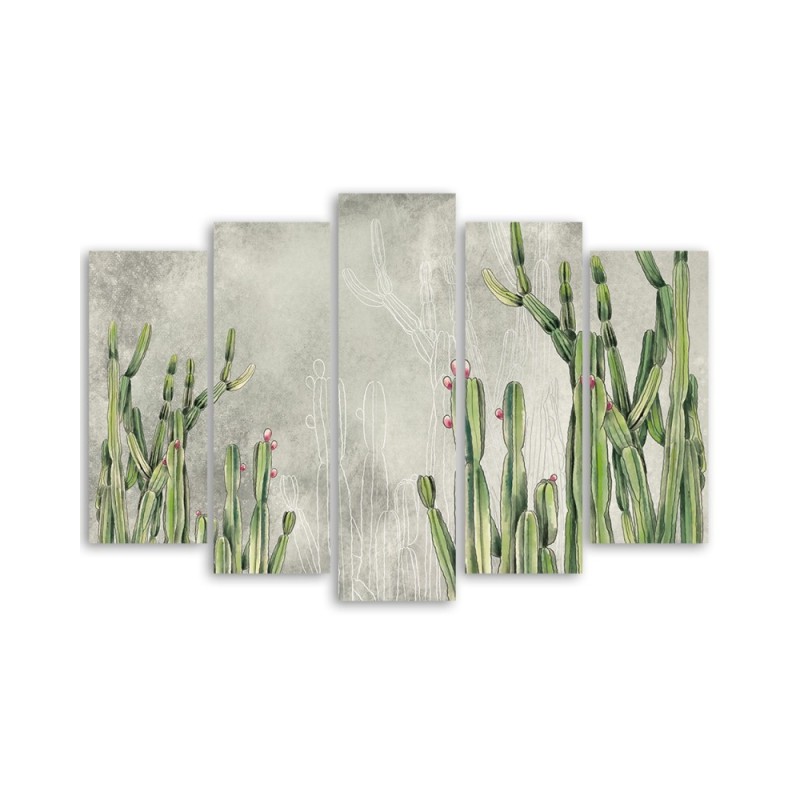 Bild auf Leinwand - Großer Wüstenkaktus | Feeby