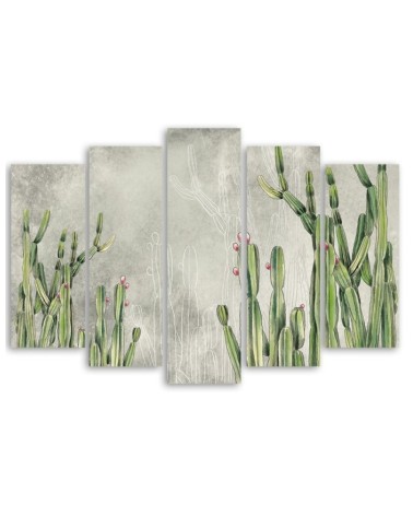 Bild auf Leinwand - Großer Wüstenkaktus | Feeby