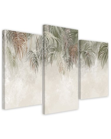 Modern painting for living room - Palm leaves | FEEBY