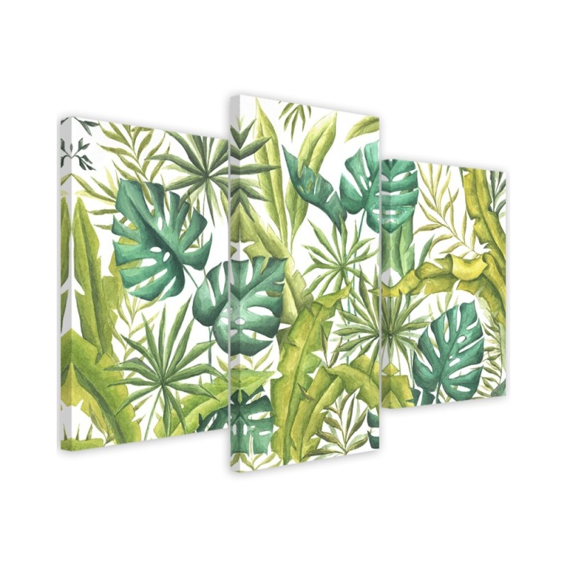 Obraz drukowany na płótnie canvas - Liście Monstera | FEEBY
