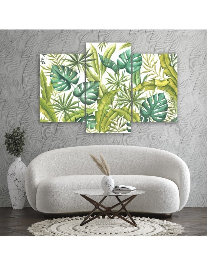 Obraz drukowany na płótnie canvas - Liście Monstera | FEEBY