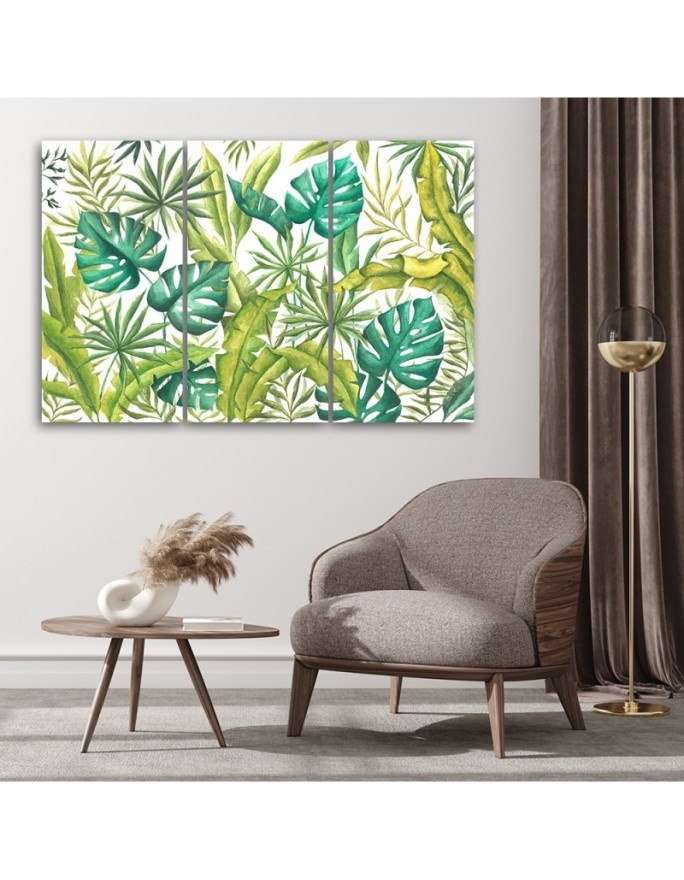 Obraz na płótnie canvas drukowany - Liście Monstera | FEEBY