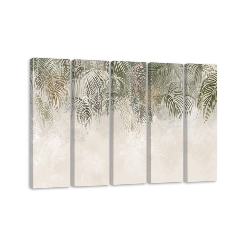 Bild auf Leinwand - Palmenblätter | Feeby