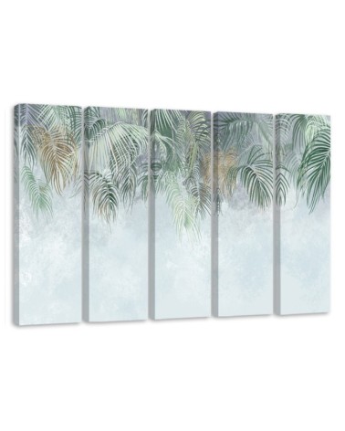 Leinwandbild modern - Palmenblätter | Feeby