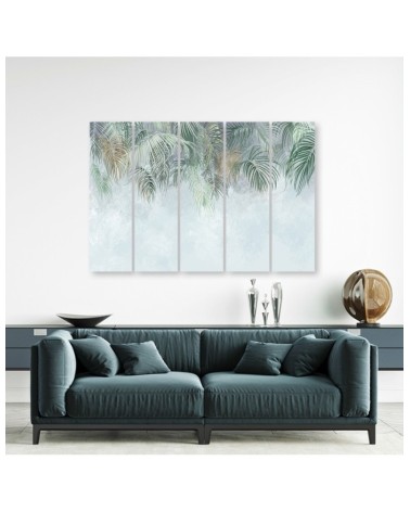 Leinwandbild modern - Palmenblätter | Feeby