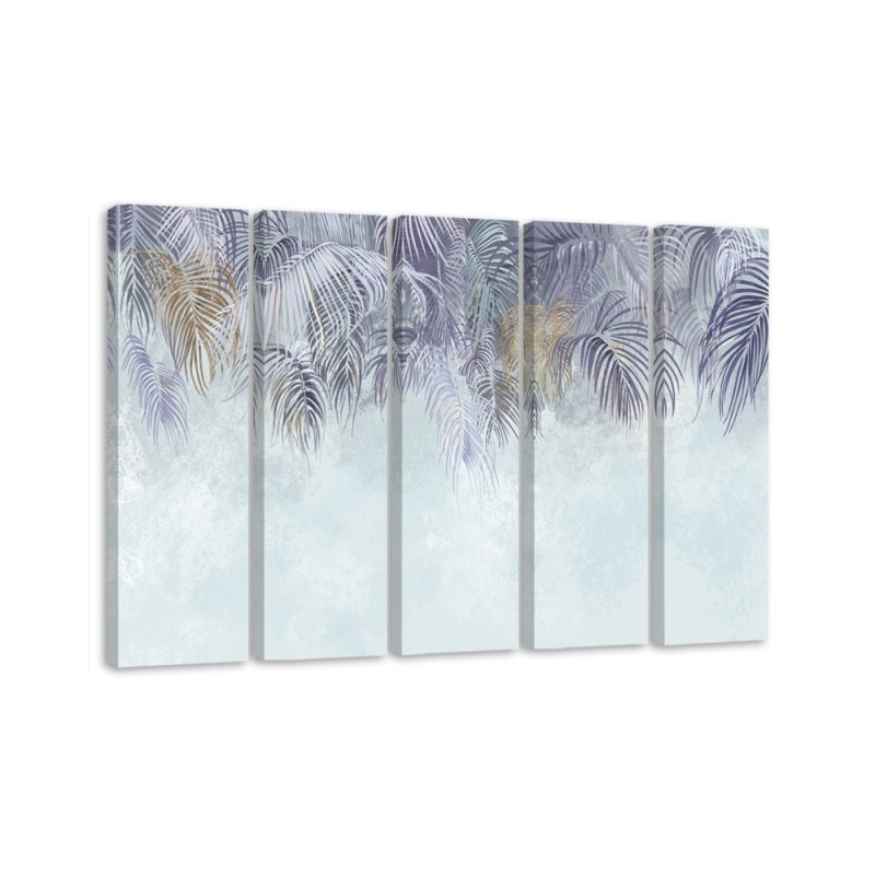 Leinwandbild - Palmenblätter | Feeby