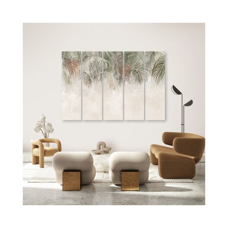 Leinwandbild - Palmenblätter | Feeby