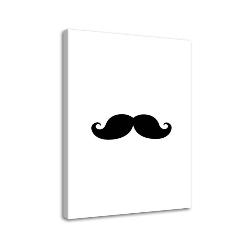 Leinwandbild - Schnurrbart | Feeby