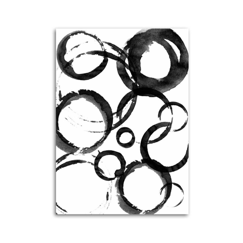 Bild auf Leinwand - Abstrakte Kreise | Feeby