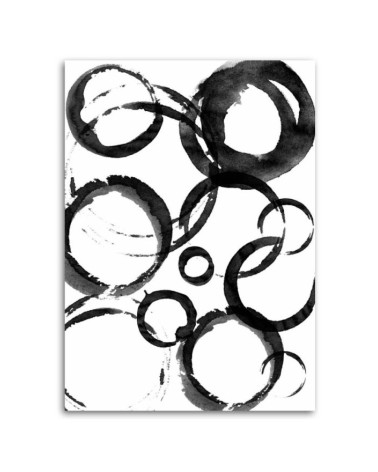Bild auf Leinwand - Abstrakte Kreise | Feeby