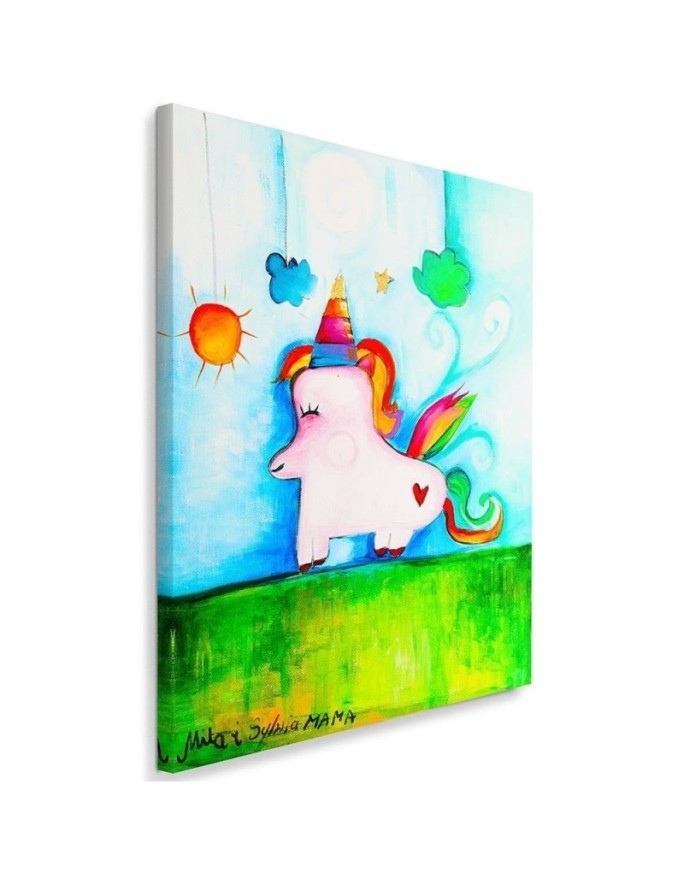 Leinwandbild modern - Einhorn | Feeby