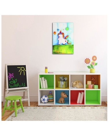 Leinwandbild modern - Einhorn | Feeby