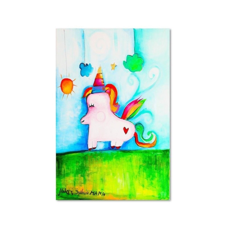 Leinwandbild modern - Einhorn | Feeby