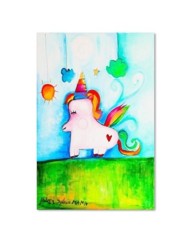 Leinwandbild modern - Einhorn | Feeby