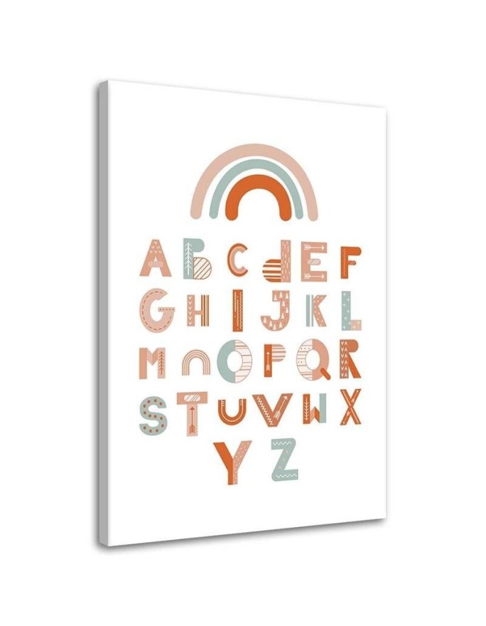 Leinwandbild - Alphabet | Feeby