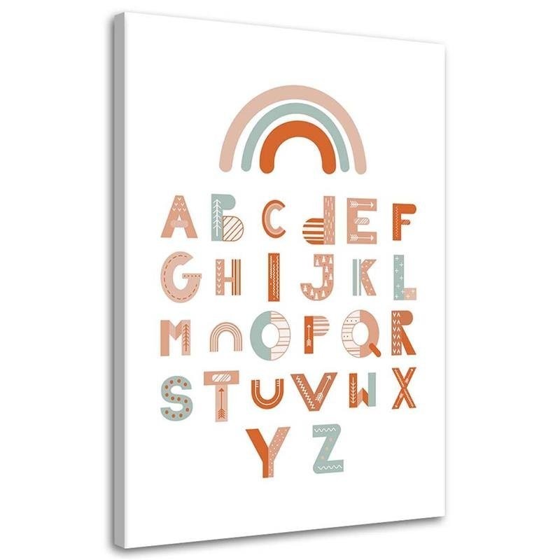 Leinwandbild - Alphabet | Feeby