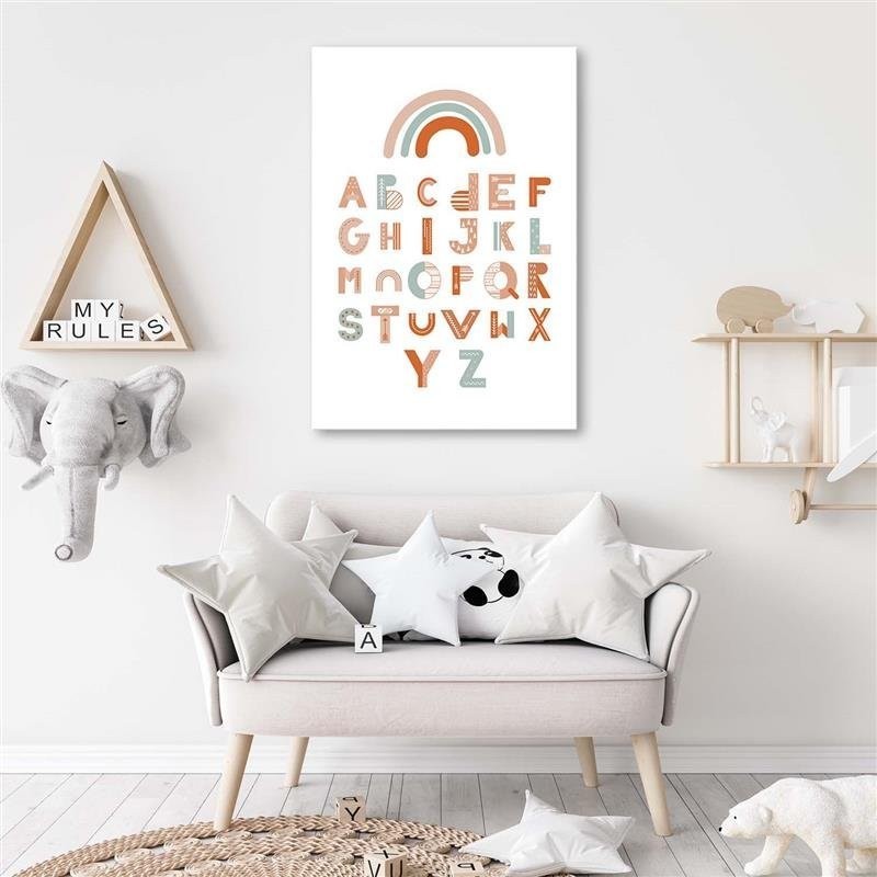 Leinwandbild - Alphabet | Feeby