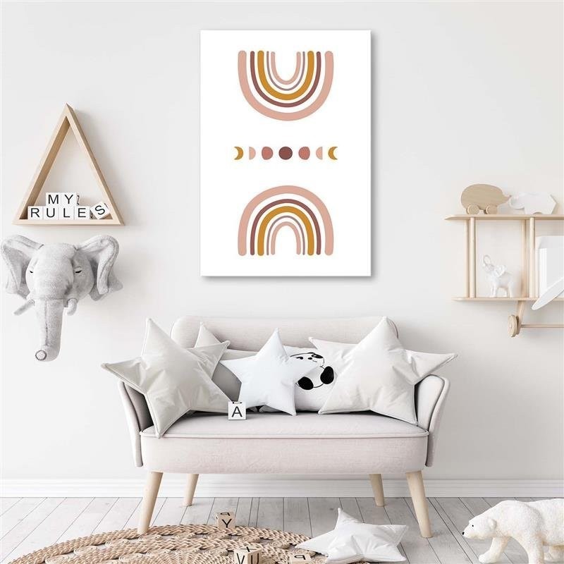 Modernes Wandbild - Regenbogen | Feeby