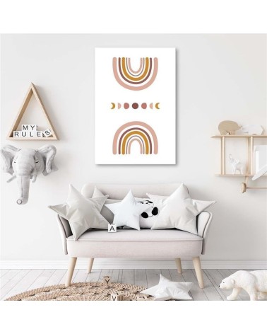 Modernes Wandbild - Regenbogen | Feeby