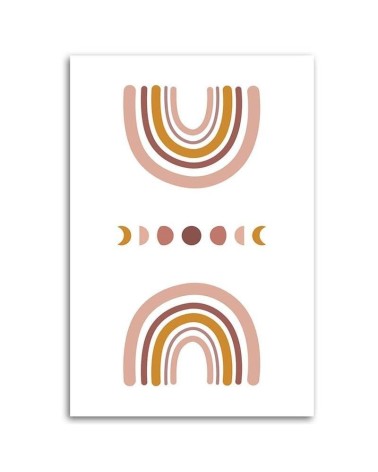 Modernes Wandbild - Regenbogen | Feeby